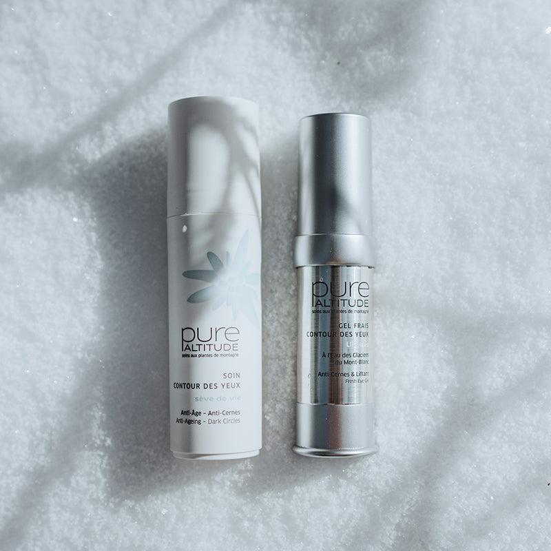 Gel Frais Contour des Yeux à l'eau des glaciers du Mont-Blanc