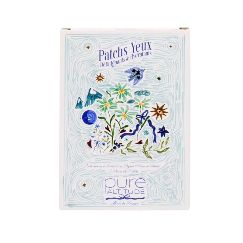 Patchs Yeux Infusés Aux Extraits de Fleurs - Boîte de 3 patchs