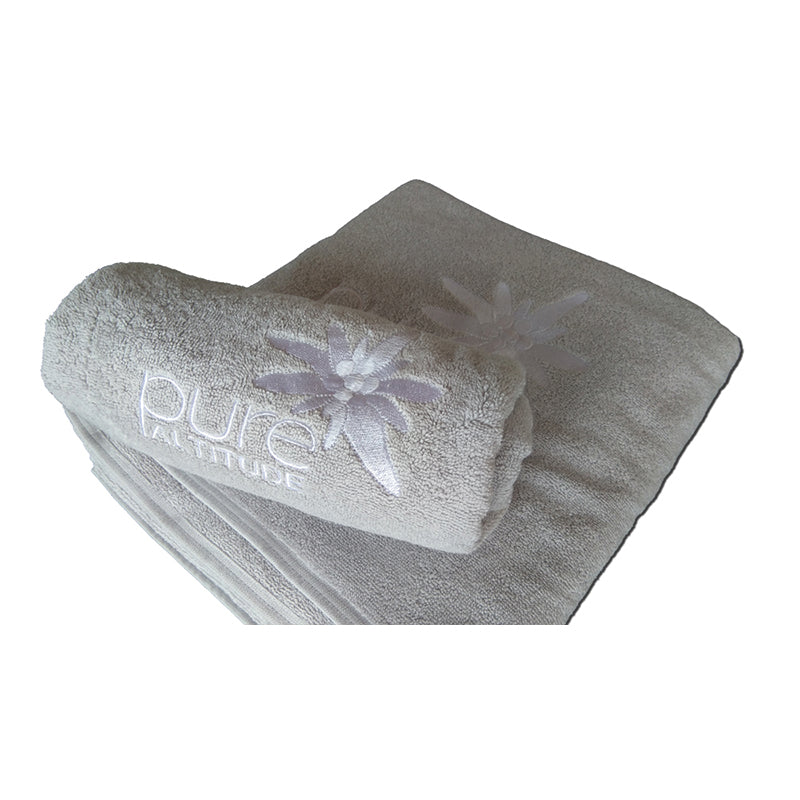 Serviette de bain brodée Pure Altitude grand modèle