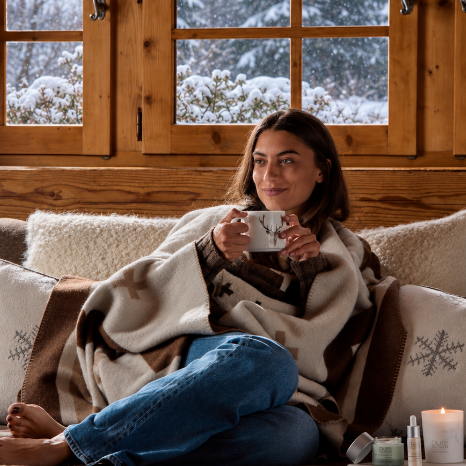 Routine hiver peau sèche