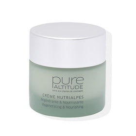Crème Nutrialpes Pure Altitude, soin de nuit nourrissant pour l'hiver